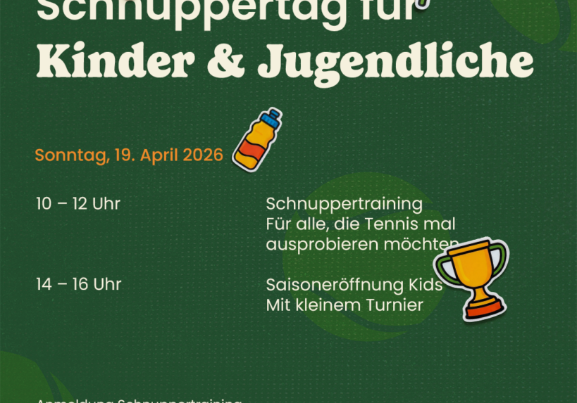 Schnuppertag für Kinder & Jugendliche